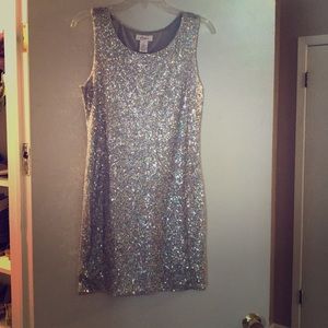 Silver party dress!